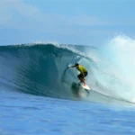 Surfing in Ombak 7 point - Ujung Genteng