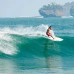 Surfing in Sawarna - West Java