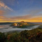 Amazing landscape view of Mt. Bromo