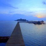 The bridge of Love at Tidung island