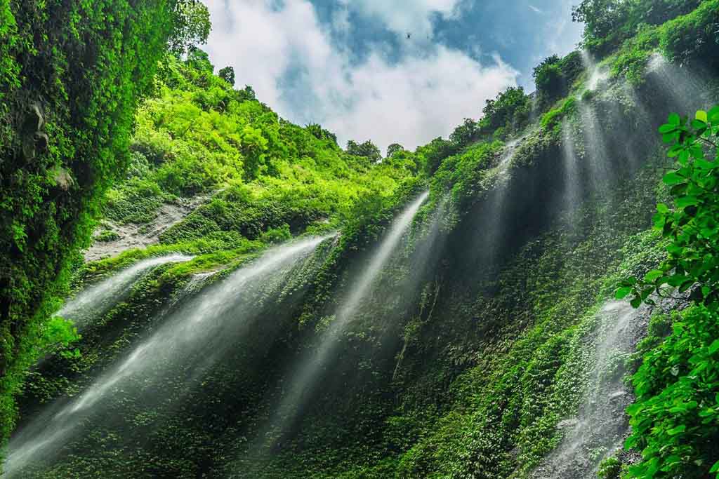 The stunning Madakaripura waterfall in Probolinggo