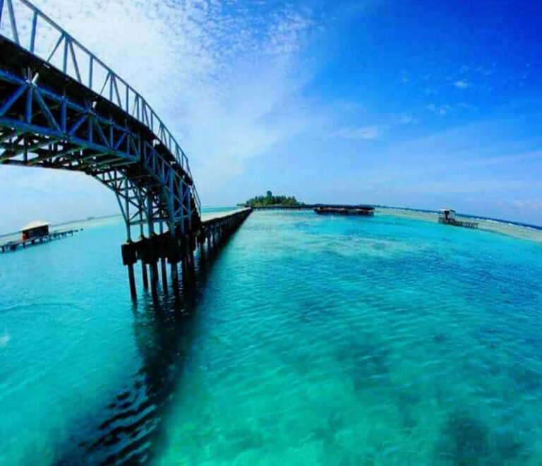 The view of Bridge of Love - Tidung island