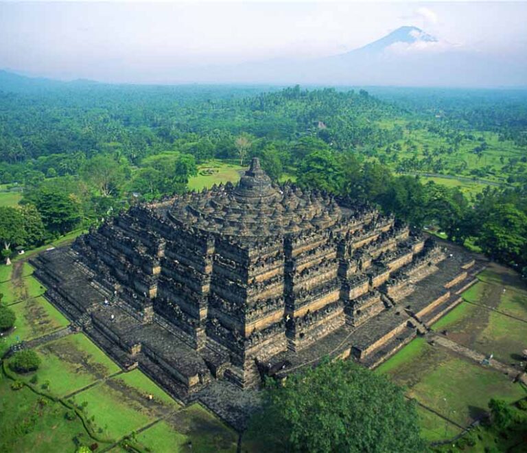 Borobudur landscape view