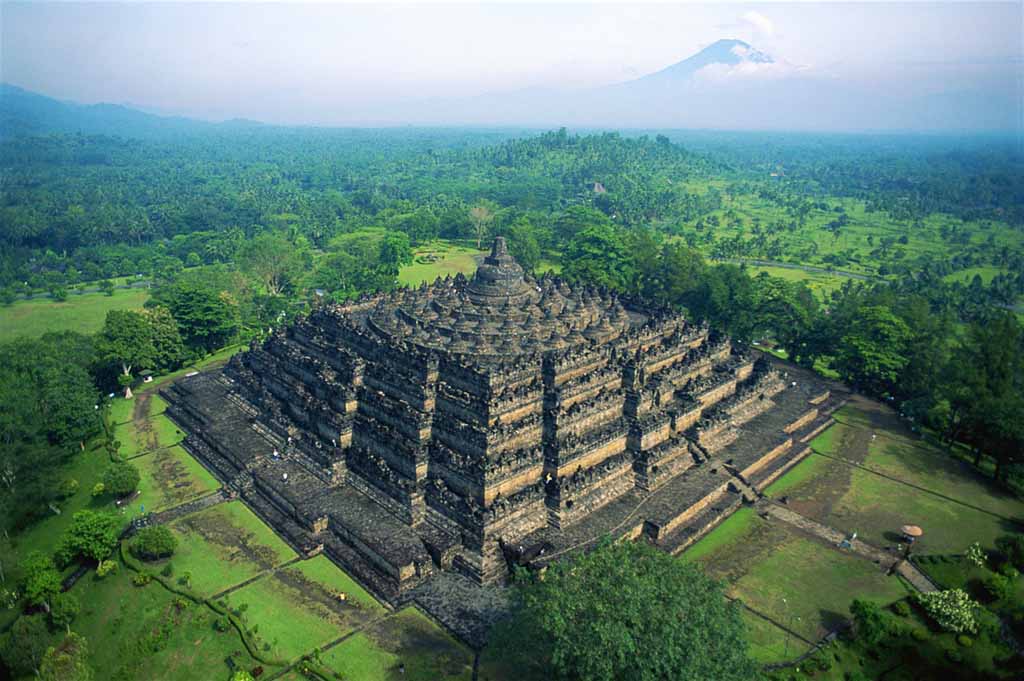 Borobudur landscape view