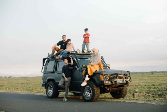 Jeep Trooper charter for Ijen crater blue fire tour from Banyuwangi