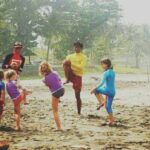 Kids surf lesson in Canggu Batu Bolong