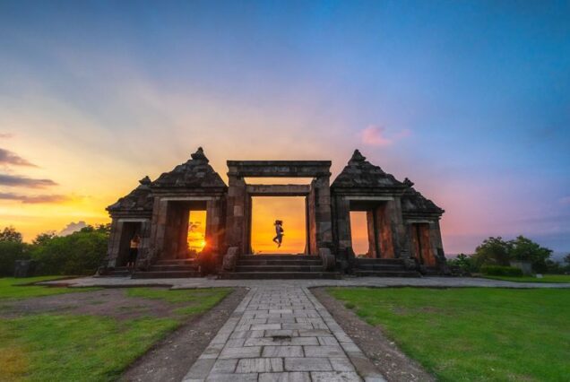 Ratu Boko sunset view