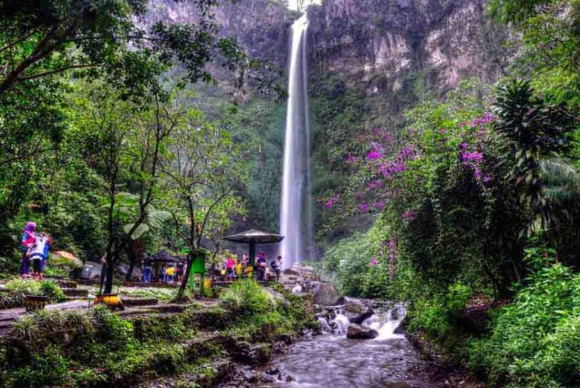 Coban Rondo waterfall in Batu
