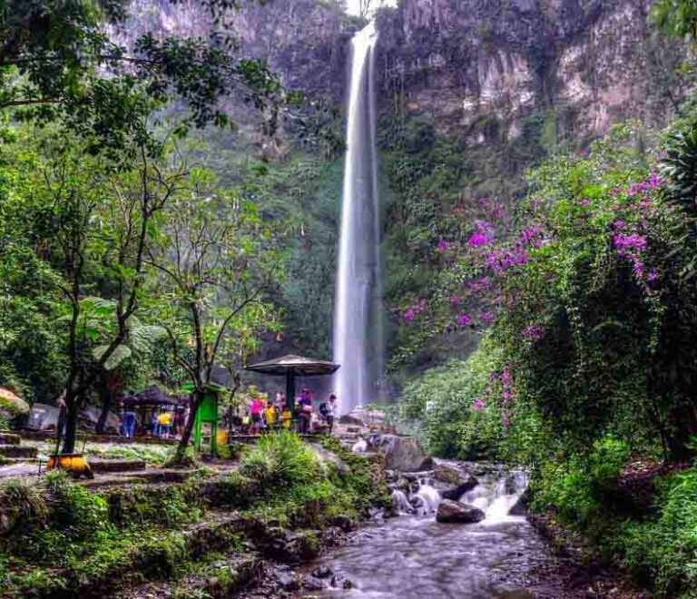Coban Rondo waterfall in Batu