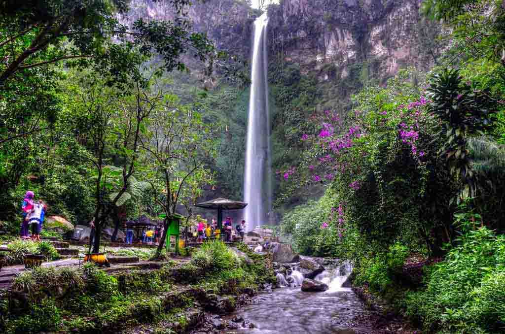 Coban Rondo waterfall in Batu