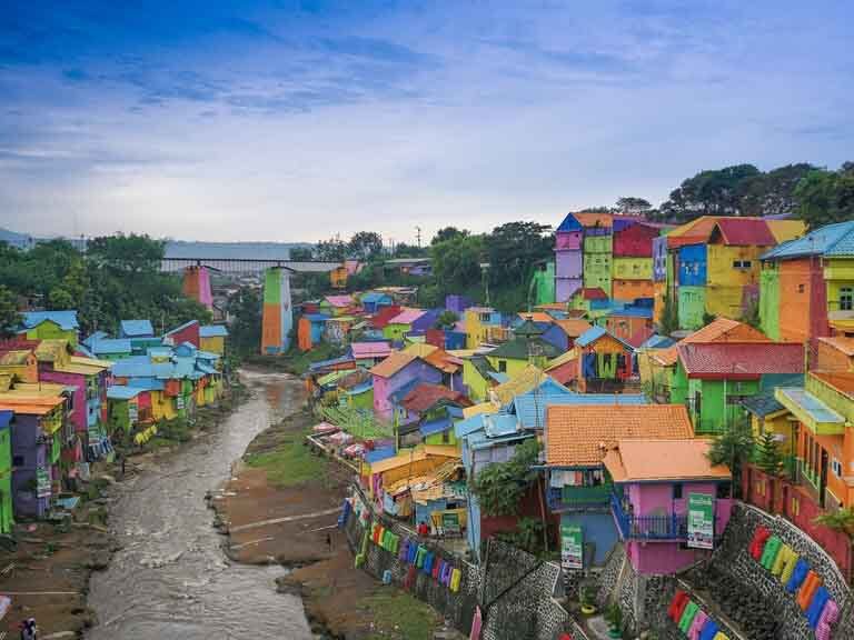 Colorful village in Malang