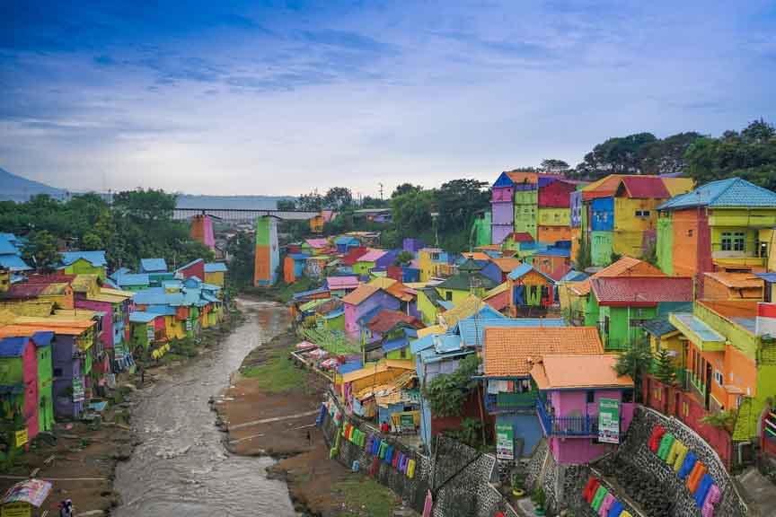 Colorful village in Malang