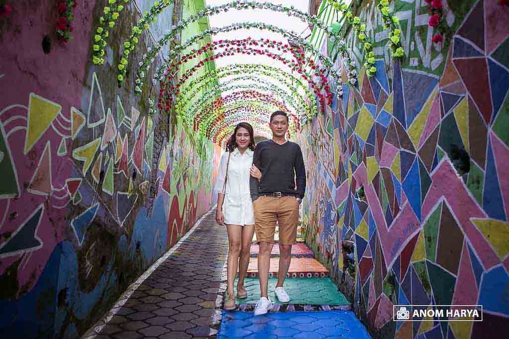 Jodipan village - the colorful village of Malang