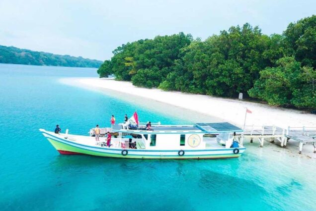 Boat to Peucang Island Ujung Kulon Adventure