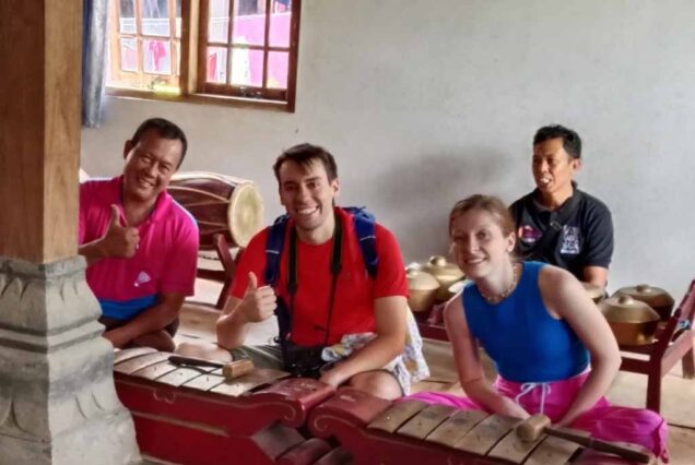 Gamelan performance in Candirejo village