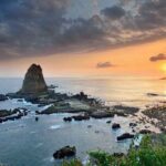 Papuma beach on Sunset - Jember