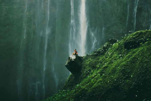Tumpak Sewu Waterfall - Close up View