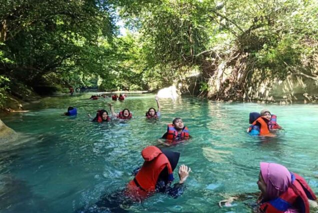 Body Rafting Activity at Green Canyon - Pangandaran