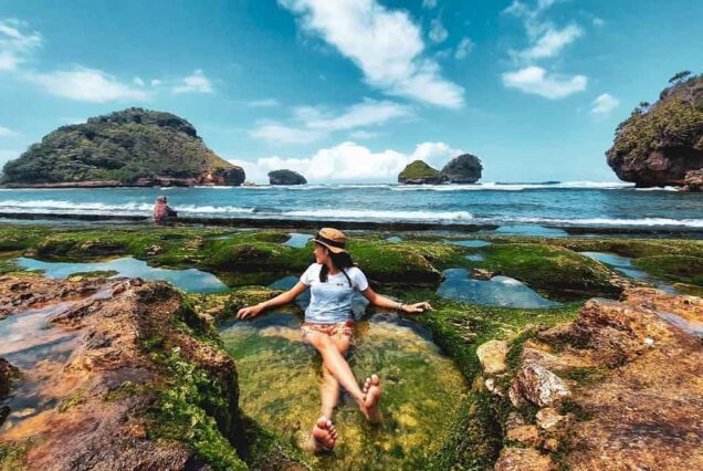 Goa Cina Beach Panorama - South Malang
