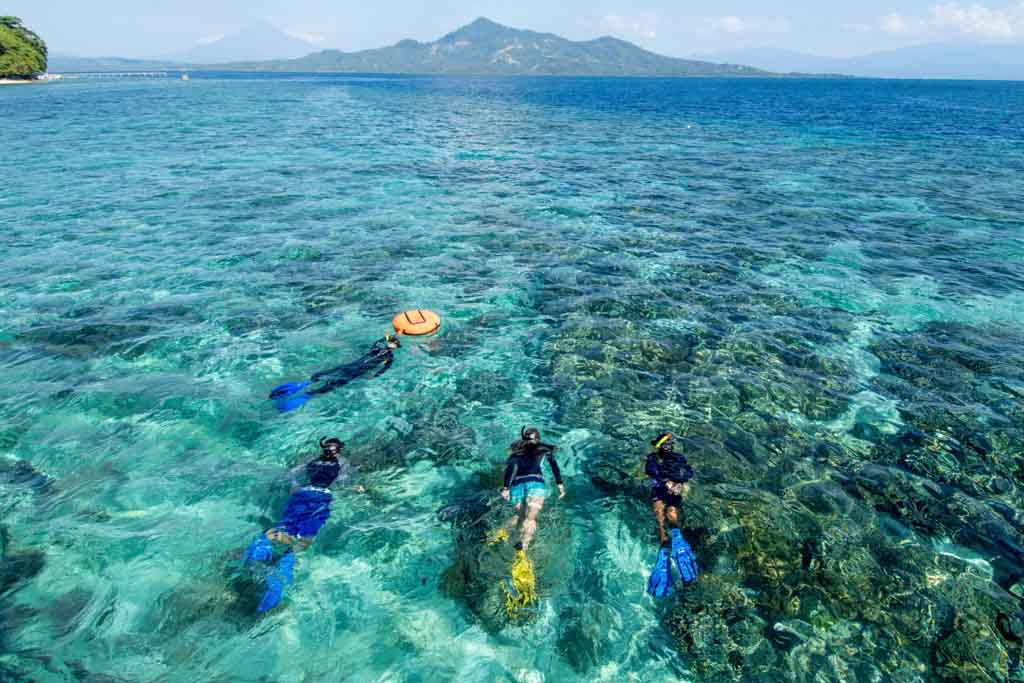 Snorkeling at Bunaken Marine Park