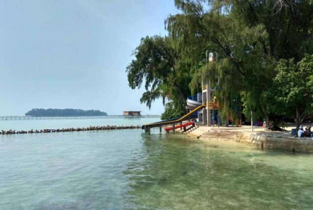 The Beach Panorama of Putri Island Resort - Thousand Islands