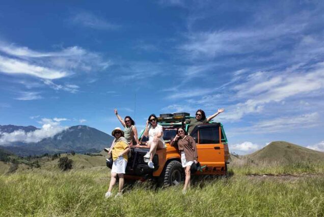 Clear Blue Sky during Kawah Wurung day trip